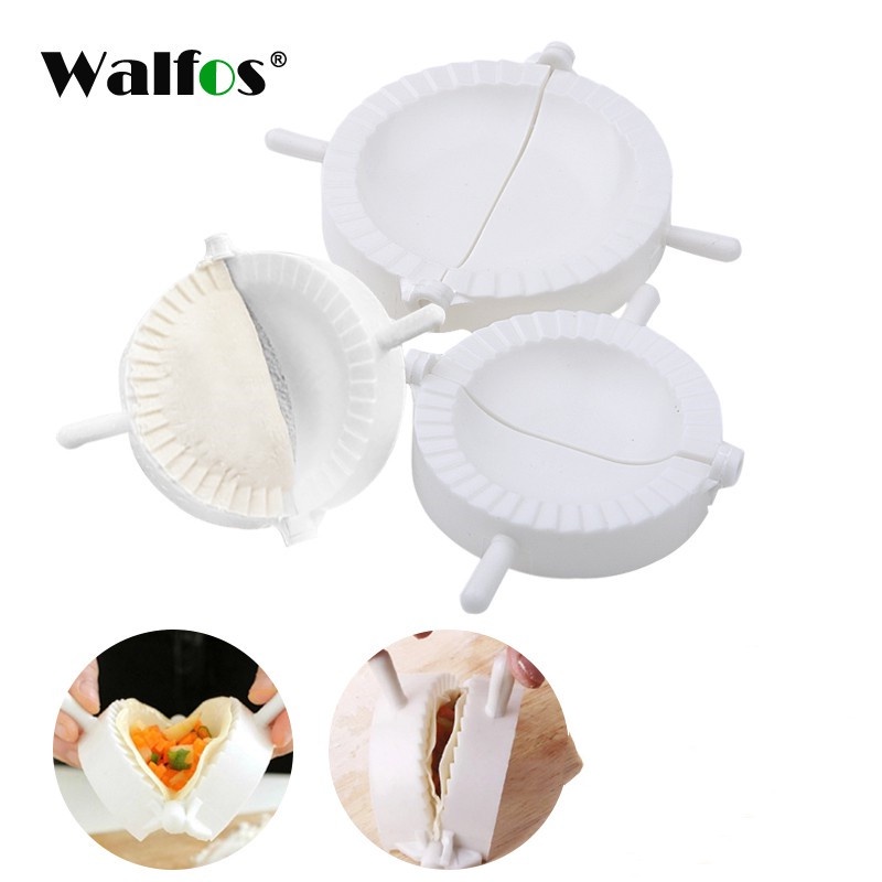 Khuôn Nhựa Walfos Dùng Làm Bánh Xếp Tiện Dụng 7-8-10Cm