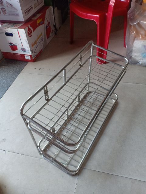 Kệ gia vị treo 2 tầng inox 201 | BigBuy360 - bigbuy360.vn