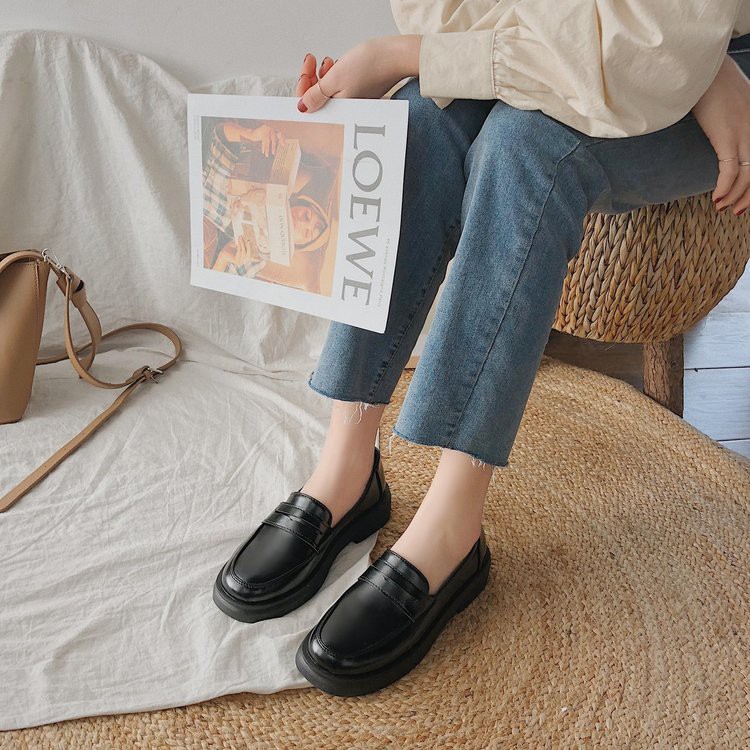 [SẴN] Giày lười loafer da mềm