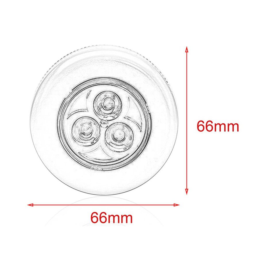 Đèn LED nhỏ 3 bóng không dây cảm ứng tiện lợi
