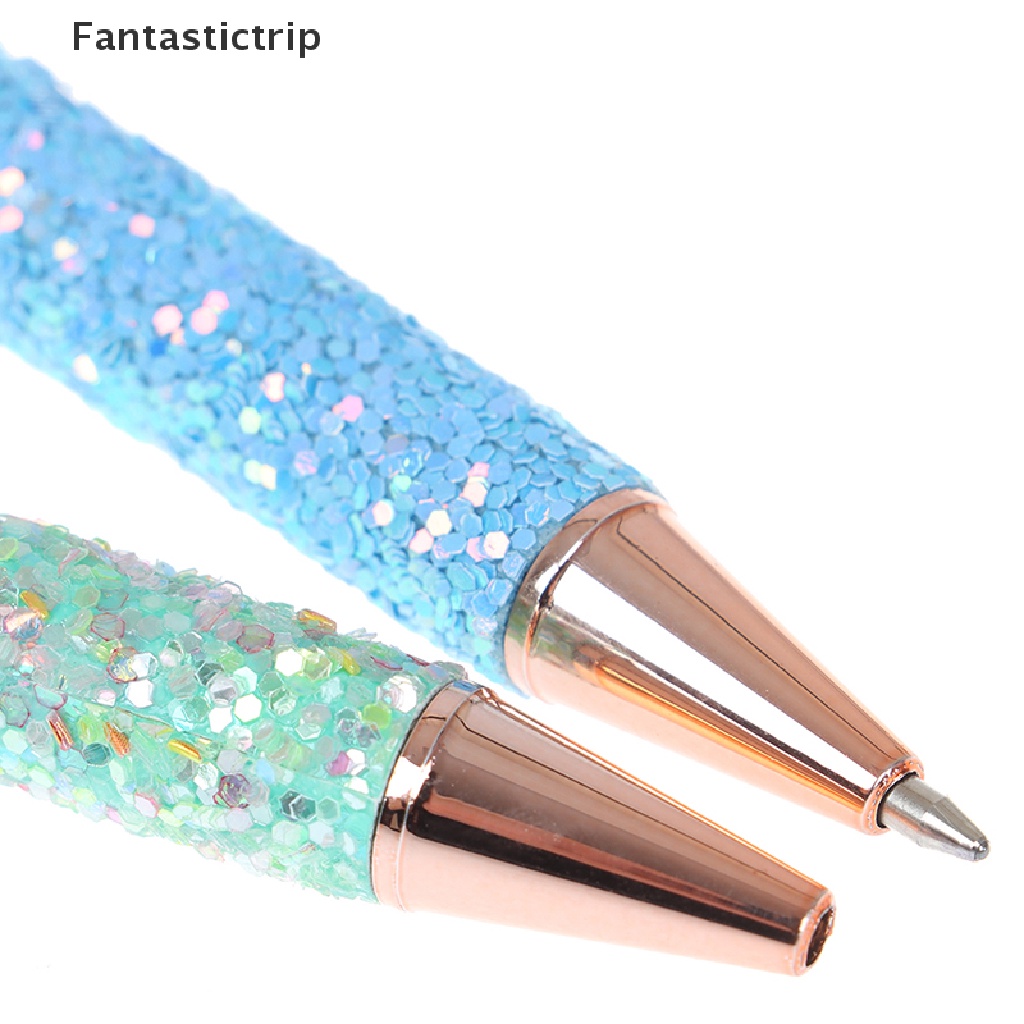 Bút Bi Mực Đen Ngòi 0.5mm Lấp Lánh