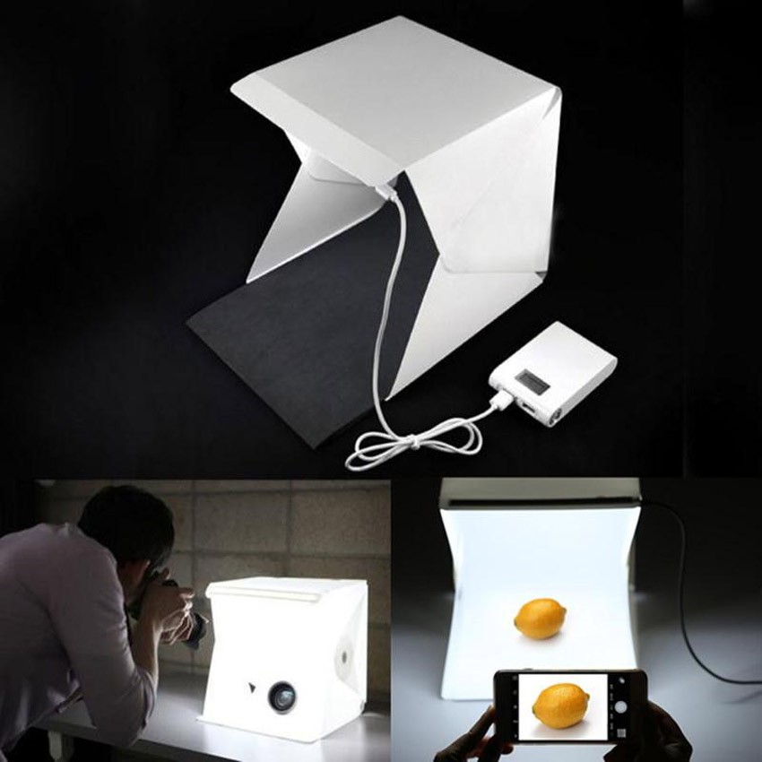 Hộp Studio Mini Có Đèn Led Hỗ Trợ Chụp Ảnh