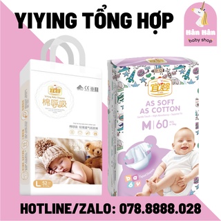 (YIYING TỔNG HỢP) Bỉm/Tã Dán Quần Nội Địa Trung Đủ Size NB26/S72/M60/L52/XL44/XXL40/XXXL36