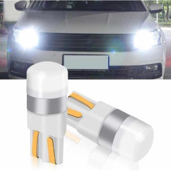 Đèn LED Chân T10 Sứ 5w nhiều màu lắp Ô tô xe máy