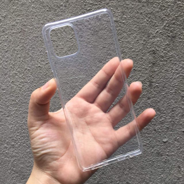 Ốp lưng dẻo silicon cao cấp Galaxy Note 10 Lite trong suốt