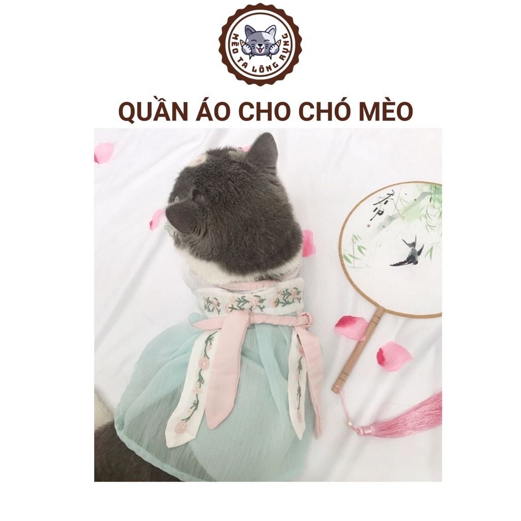 Áo cho chó poodle mèo con cún lớn thú cưng nỉ len mùa đông, quần áo cho chó cún poodle cái mèo con thú cưng tiểu thư