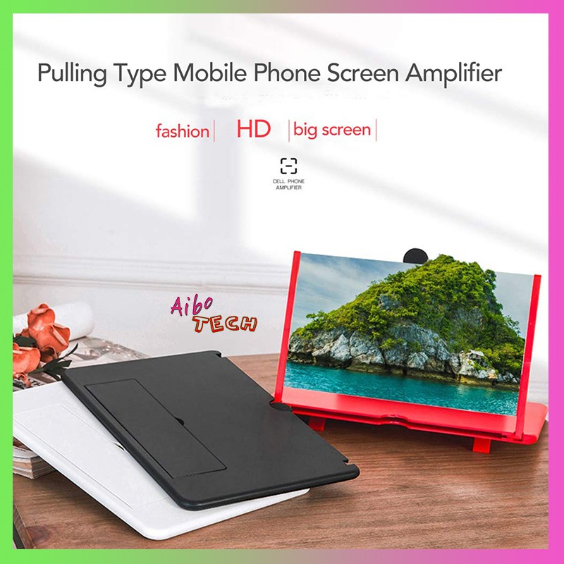 [BH 1 Đổi 1] Kính phóng đại to màn hình điện thoại 3D 4D chuẩn HD (10 inches) cho xem phim chuyên dụng | BigBuy360 - bigbuy360.vn