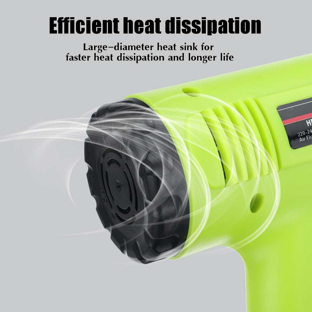 Phụ kiện Máy khò nhiệt cầm tay Máy thổi hơi khò màng co 2000W XCORT Hàng Chính Hãng