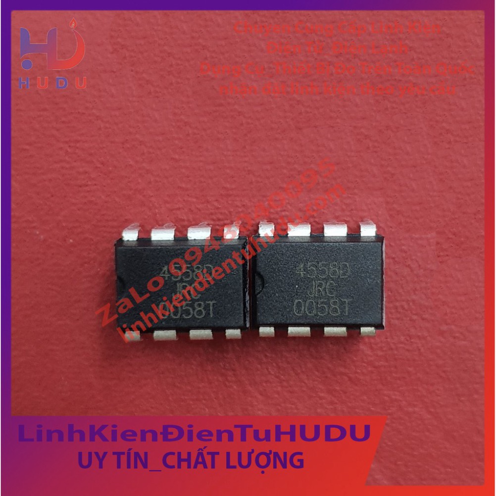 Chíp IC 4558D DIP8 chân cắm loại tốt