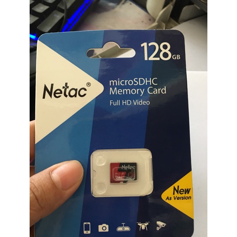 Thẻ nhớ MicroSD 128Gb Netac U3 Pro 100Mb/s chuyên dụng cho máy chụp hình, camera, Flycam