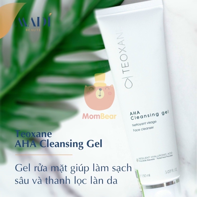 Gel rửa mặt Teoxane AHA Cleansing Gel Nettoyant Visage Face Cleanser 150ml