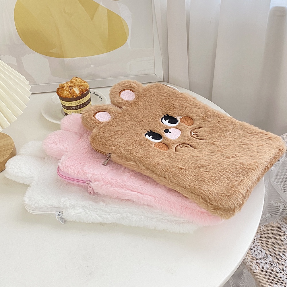 Túi Lông Nhung Đựng Máy Tính Bảng  11 inch 10.5 inch Hình Thỏ Hoạt Hình Cho Nữ
