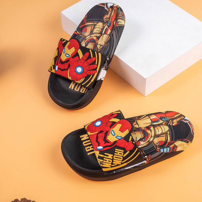 Dép Quai Ngang Họa Tiết Siêu Anh Hùng Marvel Dành Cho Bé Trai