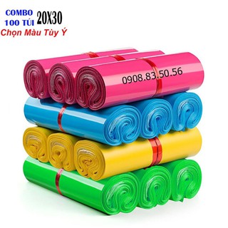 [Siêu Rẻ 20x30 ]100 Túi Đóng Gói Hàng,Túi Đóng Gói ,Túi Niêm Phong ,Đóng Gói Sản Phẩm Giá Rẻ
