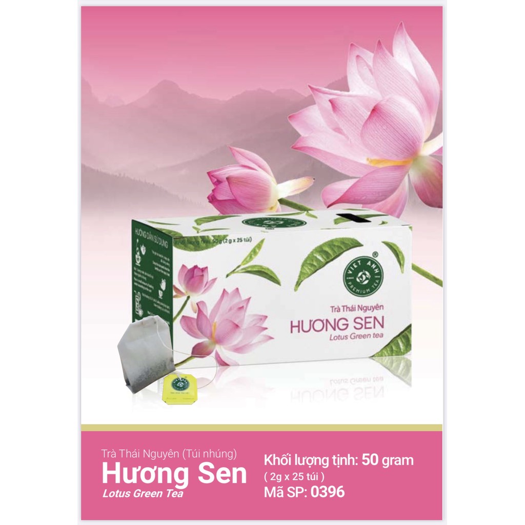 [GIÁ SOCK] Trà Sen Thái Nguyên túi lọc 50g/25túi | BigBuy360 - bigbuy360.vn