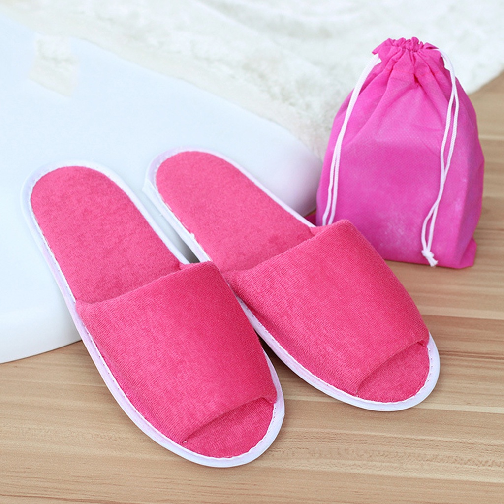 [Kloware] Dép Cotton Đi Trong Nhà Khách Sạn Spa Dùng Một Lần Tiện Lợi