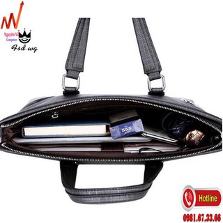 [MUA NGAY] [ MỚI NHẤT] Cặp da cao cấp FSD 9052