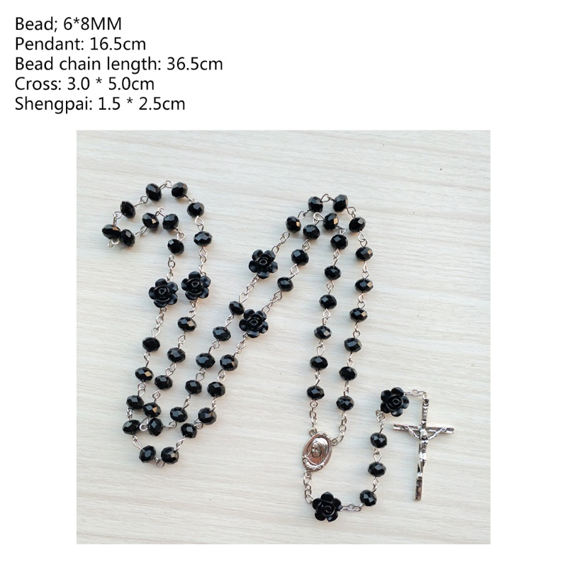 Vòng cổ Dài Mặt Thánh Giá Đính Đá Pha Lê Thời Trang