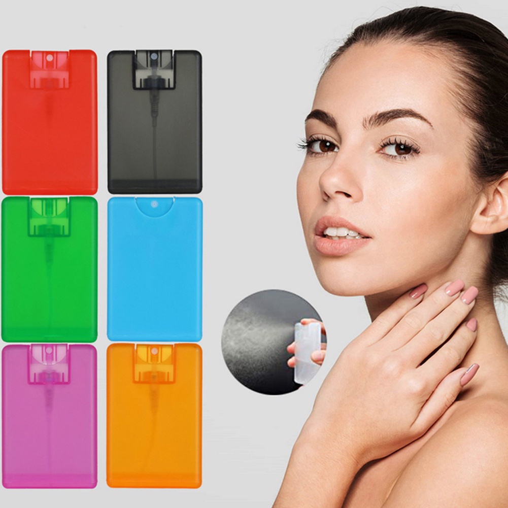 1 Bình Đựng Nước Hoa Dạng Thẻ Mini 20ml Đa Năng Chất Lượng Cao