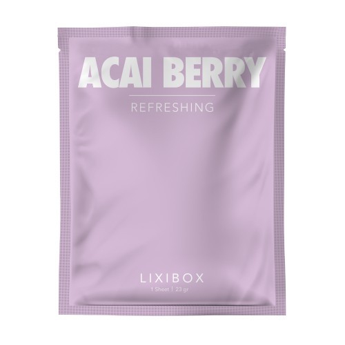 Mặt nạ giấy Lixibox, 23 gr- Acai Berry