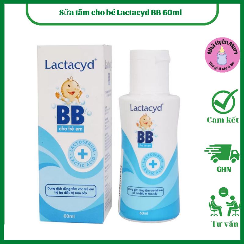 Sữa tắm cho bé Lactacyd BB 60ml