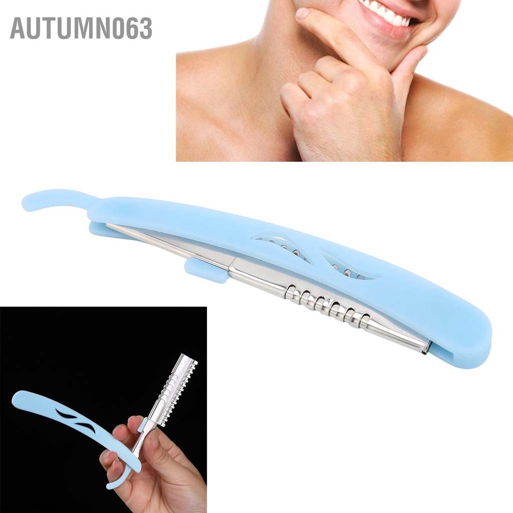 Giá Đỡ Dao Cạo Râu An Toàn Không Lưỡi Màu Xanh Dương