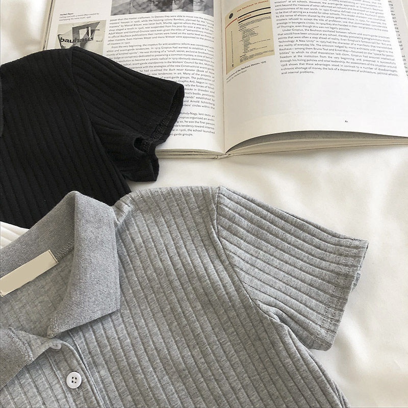 Áo Thun Tay Ngắn Cổ Polo Thời Trang Mùa Hè Năm 2021 Dành Cho Nữ