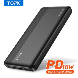 Sạc dự phòng TOPK I1015P 18W Quick Charge 3.0 10000mAh