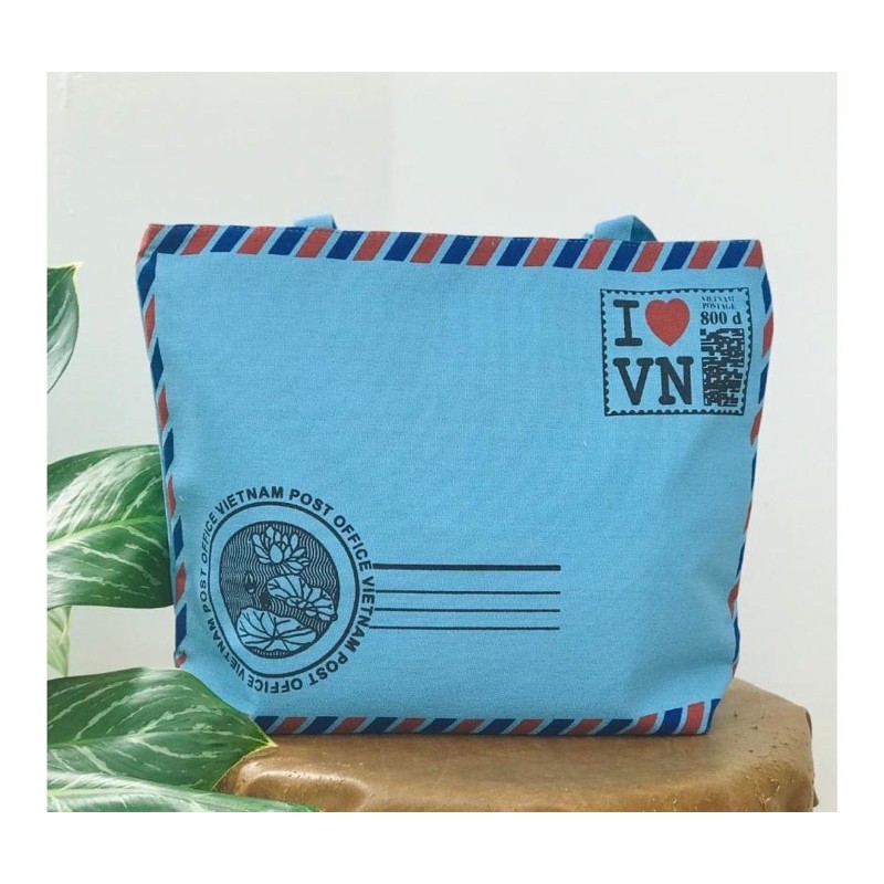 TÚI TOTE [I ❤️ VN] VIỀN BÌA THƯ | BigBuy360 - bigbuy360.vn