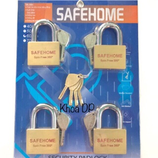 Bộ ổ khoá cửa SAFEHOME 6 phân 4 ổ khoá masterkey