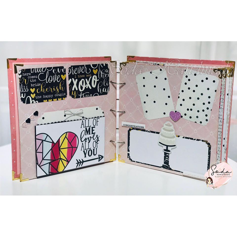 [Album ảnh Handmade] Love Scrapbook - Album Tình yêu