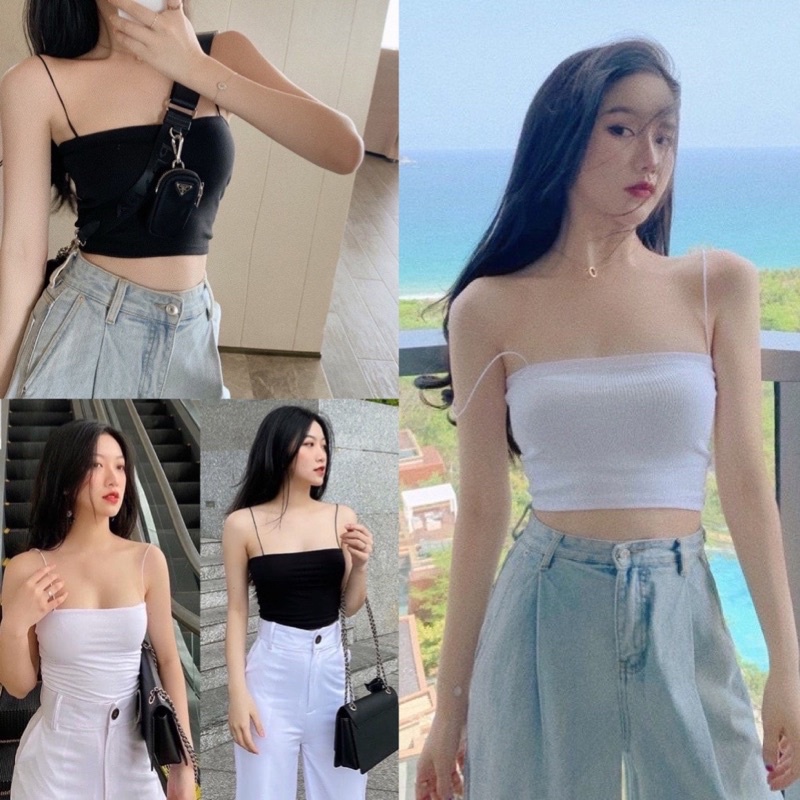 Áo 2 Dây Bún Chất Zip ( Kèm Ảnh Thật )