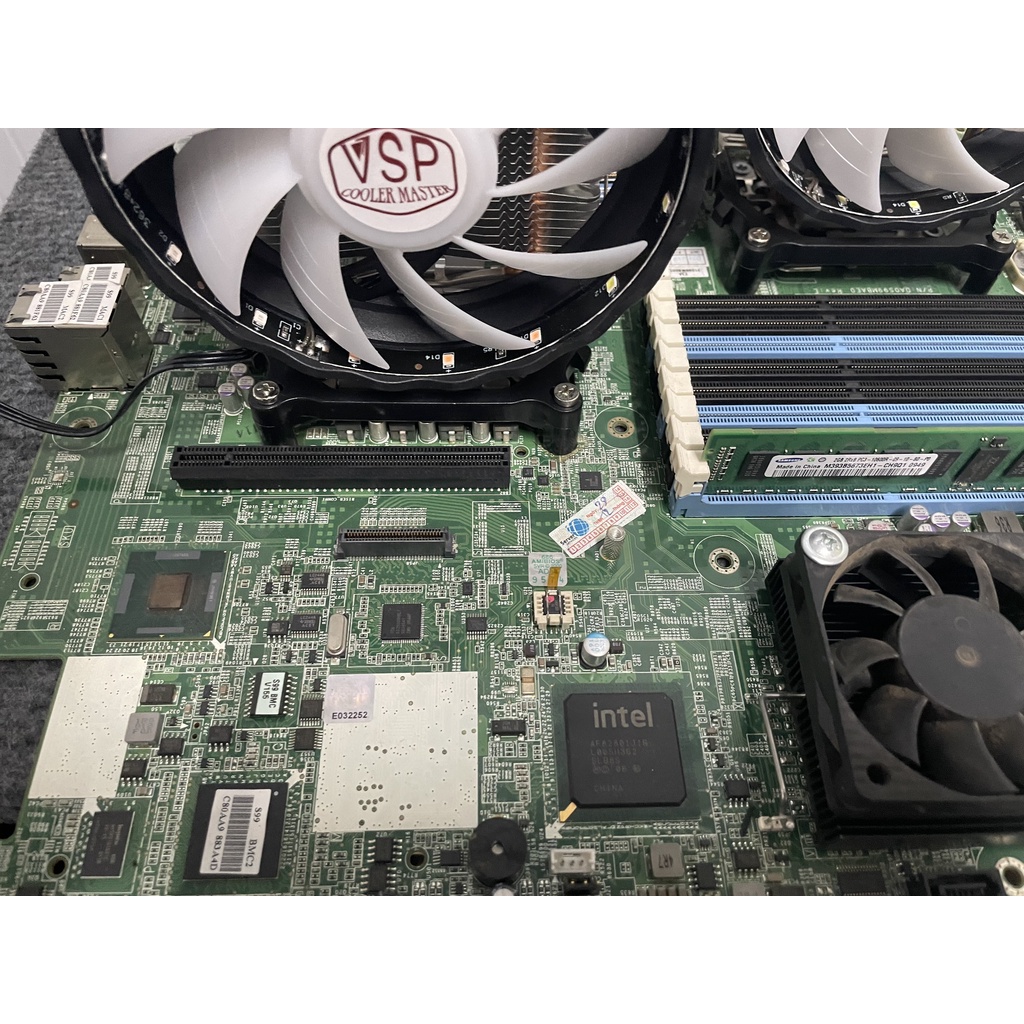 COMBO MAIN CHIP TẢN DUAL SOCKET 1366 12 NHÂN 24 LUỒNG