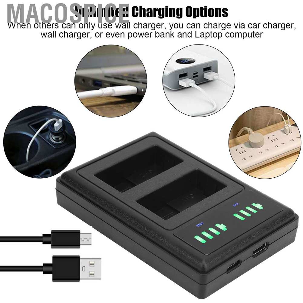 Đế Sạc Nhanh Macospice Cho Camera Dmw Blc12