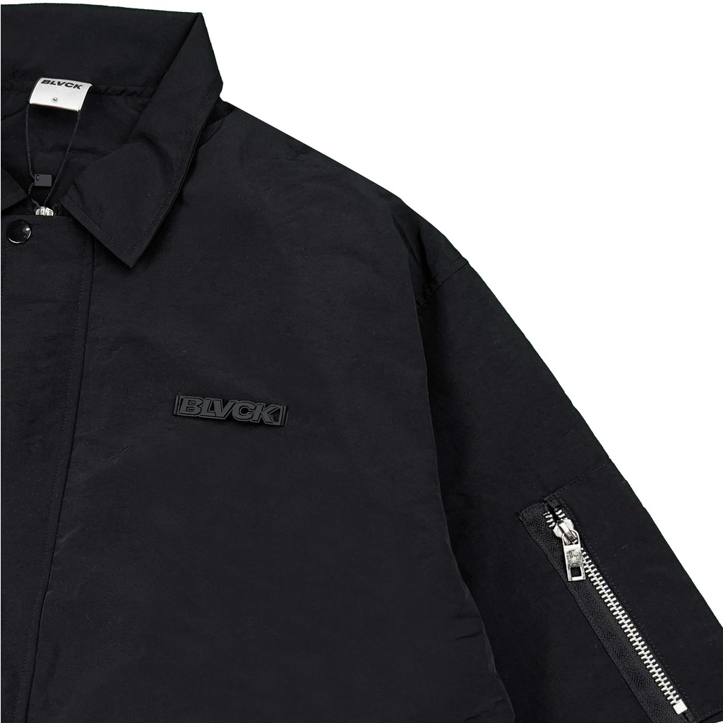 Áo Khoác BLVCK Technical Bomber jacket zip / Chất liệu dù và lót chần bông