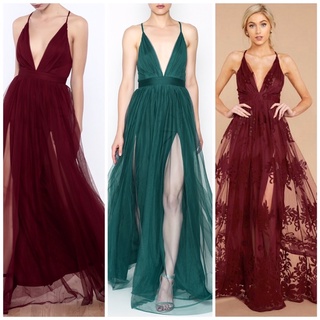 Đầm maxi hở lưng luxxel sexy xuất xịn vnxk
