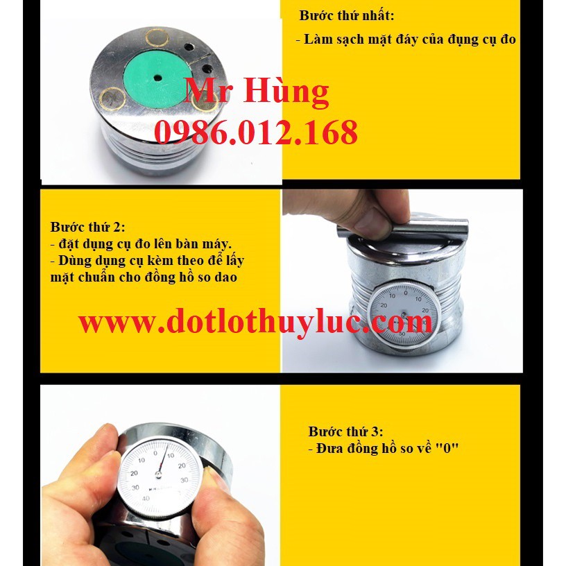 Đồng hồ set dao trục Z máy phay, thiết bị set zero trục Z, dụng cụ so dao trục Z