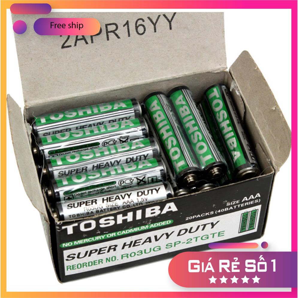 2 viên pin Toshiba AAA