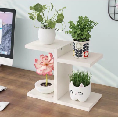 Kệ trang trí hoa mini. sen đá 4 vị trí. nhỏ nhắn xinh xắn xịn xò................