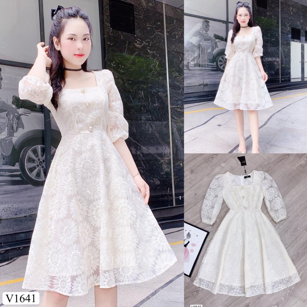 váy V1641 ĐẸP HP DVC ( Ảnh mẫu và ảnh trải sàn do shop tự chụp ) 👗 * ྇ ྇