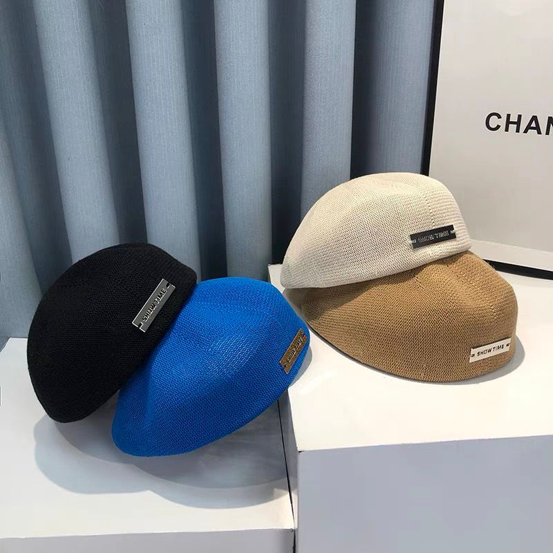 Mũ beret cao cấp phong cách vintage Hàn Quốc có thể đảo ngược cho nữ