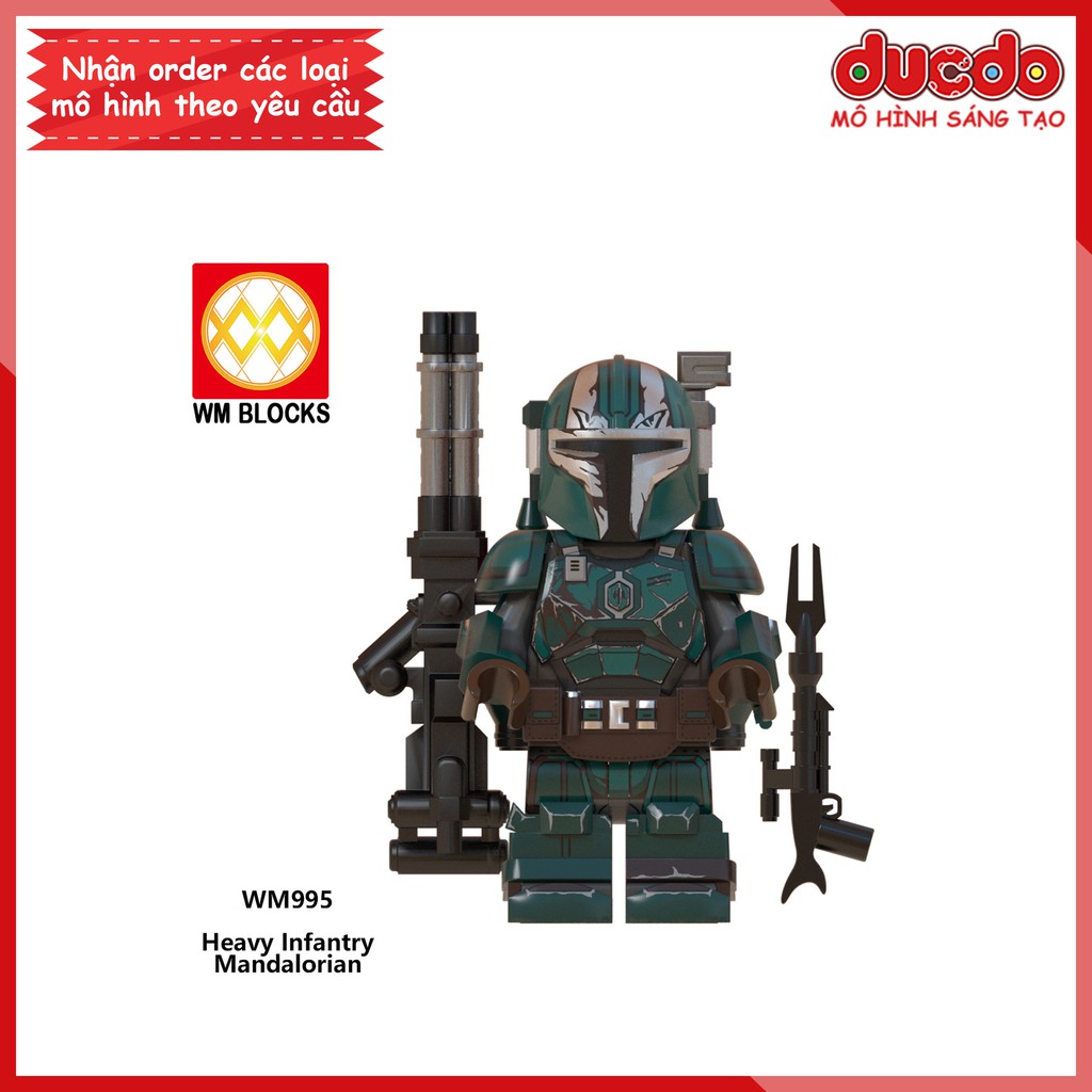 Minifigures các nhân vật trong Star Wars tuyệt đẹp - Đồ chơi Lắp ghép Xếp hình Mini Mô hình WM WM6094