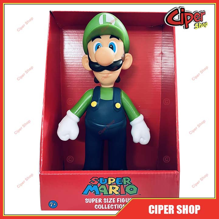 [Bị Ố Vàng] Mô hình Luigi Mũ Xanh - Mô hình Mario - Figure Action Luigi