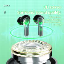 KEBETEME Tai Nghe Tai Nghe Bluetooth Không Dây TWS Tai Nghe Chơi Game Giảm Tiếng Ồn Chống Nước Chất Lượng Âm Thanh Vòm Â