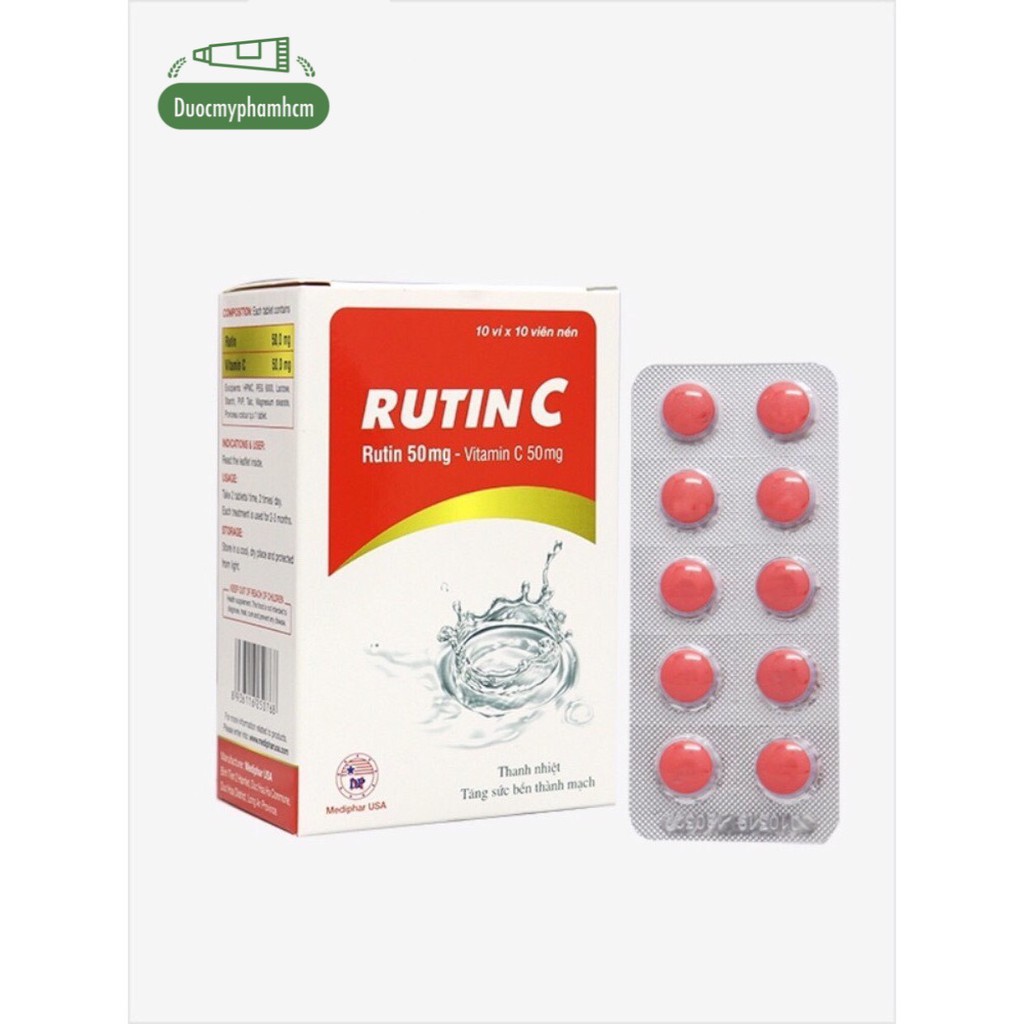 RUTIN C MEDIPHAR - Bổ sung vitamin C