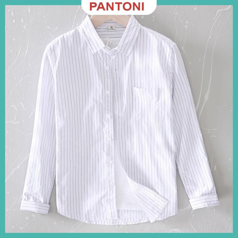 Áo sơ mi kẻ sọc nam, vải lụa cao cấp thái chống nhăn cao cấp, dáng ôm body, trẻ trung cá tính mã [SMKS] | BigBuy360 - bigbuy360.vn