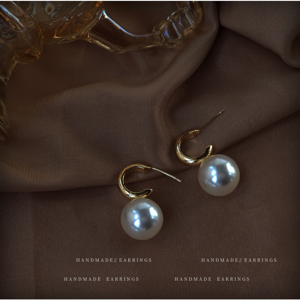 Khuyên Tai Ngọc Trai Hình Trái Tim Phong Cách Hàn Quốc Kiểu Mới Cá Tính Thời Trang Cho Nữ 2022