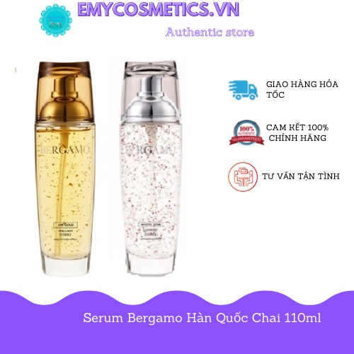 SERUM BERGAMO TRẮNG DA, CĂNG BÓNG MỊN DA, NÂNG CƠ HÀN QUỐC CHAI 110ML