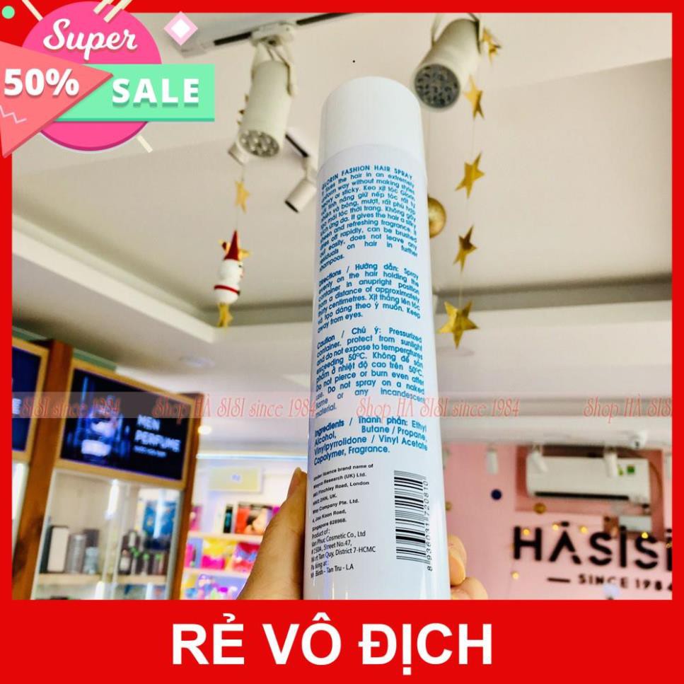 [CHÍNH HÃNG] KEO XỊT TÓC MỀM GLORIN - Fashion Hair Spray 420ml