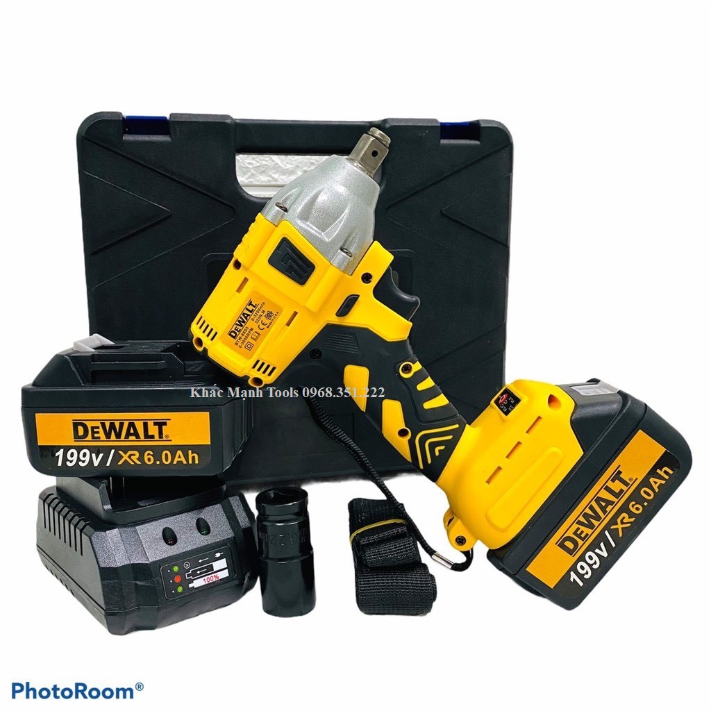 Máy Siết Bulong Dewalt Không Chổi Than, Tặng Mũi Bắn Vít DEWALT